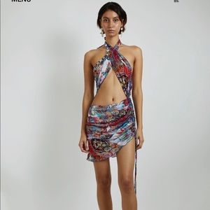 Kim Shui - Mesh Paisley Wrap